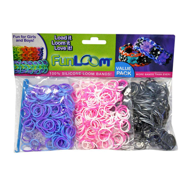Little Bambino Blue Shield Kids Glasses Assorted + Fun Loom Rubber Band Weaving Kit