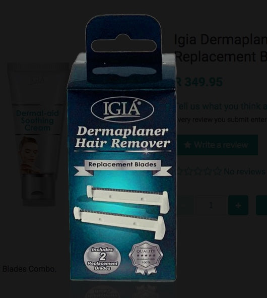 Igia Dermaplaner Hair Remover + Replacement Blades - Homemark
