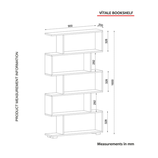 Armoire Vitale Bookcase Sapphire - Homemark