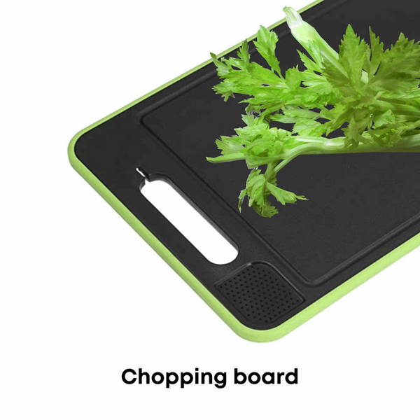 Homemax Kitchen Prep Set – 4-in-1 Chopping & Defrosting Board with NutriSlicer