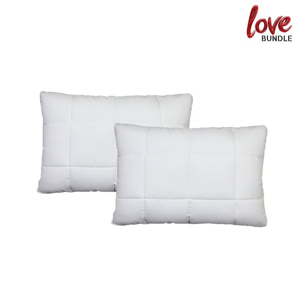2 x Comfort Pedic Snuggle Pillow Ultra Lightweight | BUNDLE