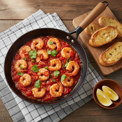 Royal Diamond Honeycomb Cast Iron Fry Pan 28cm