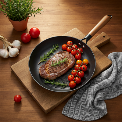 Royal Diamond Cast Iron Frying Pan 24cm