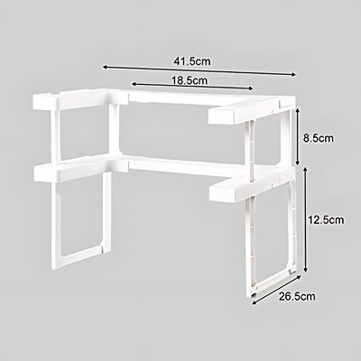Homemax Spicy Shelf 2-Pack – Adjustable Expandable Cupboard Organiser Bundle