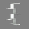 Armoire Caniko Corner Wall Shelf White