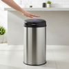 HomeMax 30L Silver Sensor Bin Round