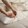 2 x Comfort Pedic Snuggle Pillow Ultra Lightweight