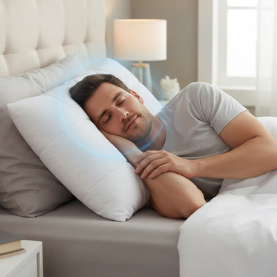 2 x Comfort Pedic Snuggle Pillow Ultra Lightweight