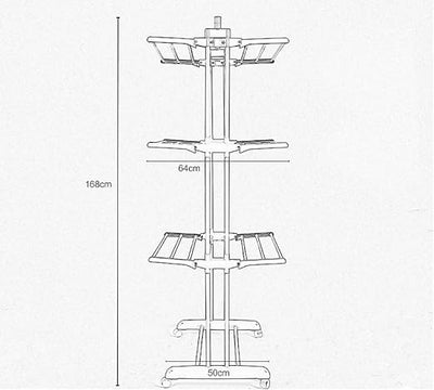 Homemark Drying Rack Grey - Homemark