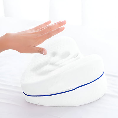 Remedy Health Unisex Gel Slippers - Blue + Remedy Health Contour Leg Pillow