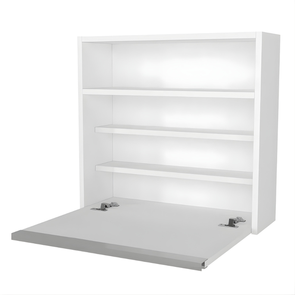 Amoire Violin Laptop Desk White