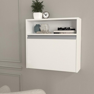 Amoire Violin Laptop Desk White