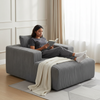 Armoire 1 Seater Couch | Grey