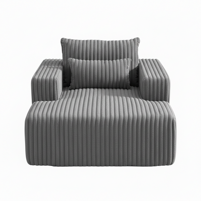 Armoire 1 Seater Couch | Grey