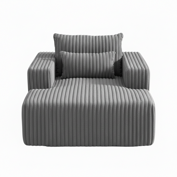 Armoire 1 Seater Couch | Grey