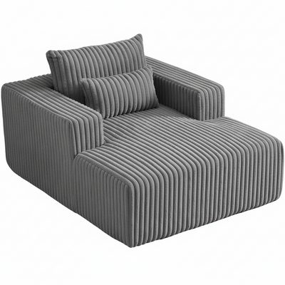 Armoire 1 Seater Couch | Grey