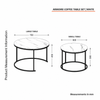 Armoire Coffee Table Set | White or Black