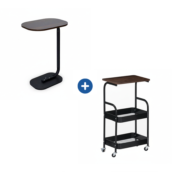 Armoire Sofa Side Table + Armoire Multifunctional Storage Rack Bundle