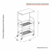 Armoire Sofa Side Table + Armoire Multifunctional Storage Rack Bundle