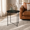 Armoire Oval Folding Coffee Table 2-Pack – Space-Saving Style for Modern Living