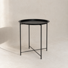 Armoire Oval Folding Coffee Table 2-Pack – Space-Saving Style for Modern Living