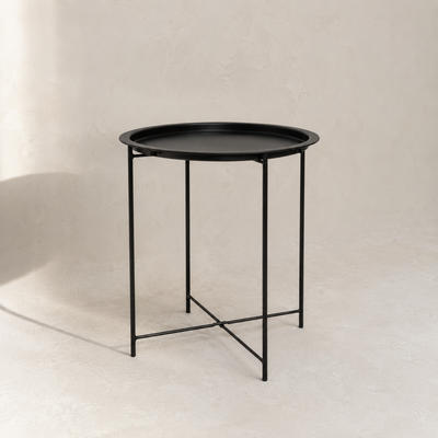 Armoire Oval Folding Coffee Table 2-Pack – Space-Saving Style for Modern Living