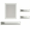 Armoire Simon Bathroom Upper with Mirror With Shelves | White
