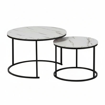 Armoire Coffee Table Set | White