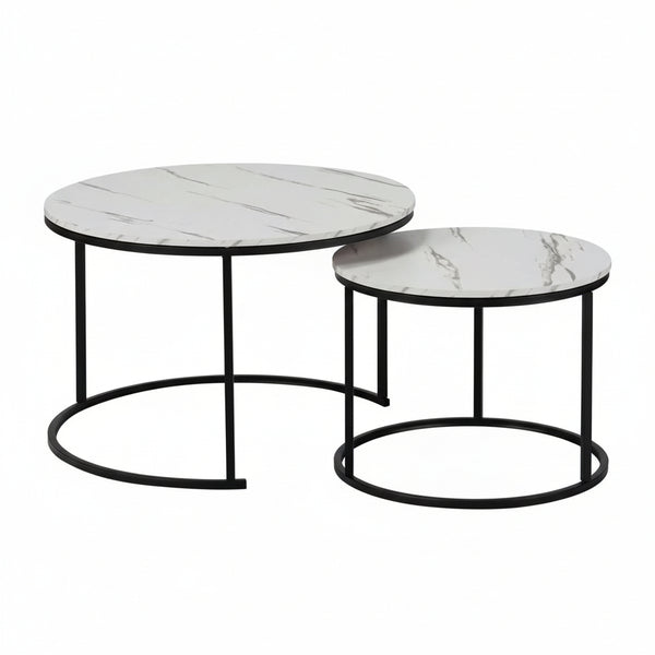 Armoire Coffee Table Set | White