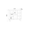 Armoire Link Bookcase White