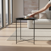 Armoire Oval Folding Coffee Table | Black