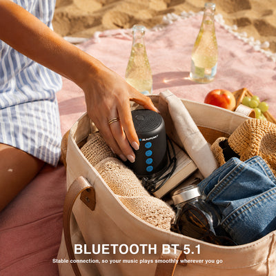 Blaupunkt Musika Bluetooth Speaker & TWS Earbuds Combo – Portable Speaker with Wireless Earbuds Bundle