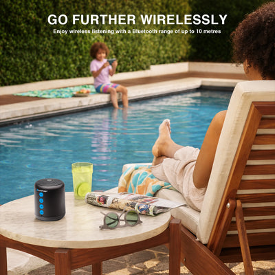 Blaupunkt Musika Bluetooth Speaker & TWS Earbuds Combo – Portable Speaker with Wireless Earbuds Bundle