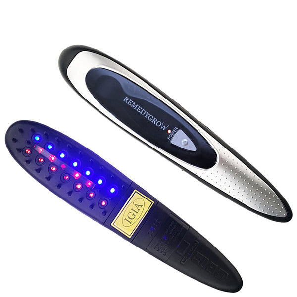 Aragan Secret & Igia Hair Care Set – Argan Oil Leave-In Treatment with Laser & LED Hair Therapy Comb