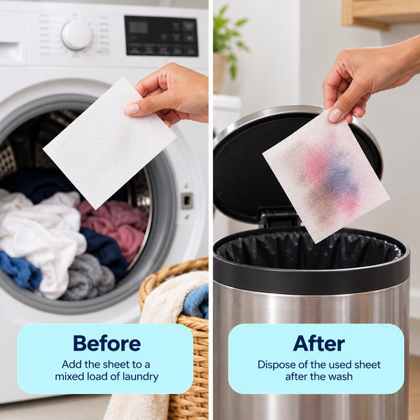 Homemax Colour & Dirt Catcher for Laundry – Colour Protection Sheets for Mixed Washes