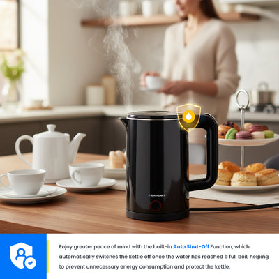 Blaupunkt Aqua 1.8L Cordless Kettle and Blaupunkt 2 Slice Toaster 650W Bundle