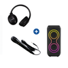 Blaupunkt Infinite 20W Party Speaker with Wired Mic + Blaupunkt Active Noise Cancelling Headphones