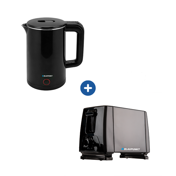 Blaupunkt Aqua 1.8L Cordless Kettle and Blaupunkt 2 Slice Toaster 650W Bundle