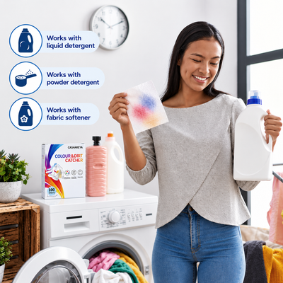 Homemax Colour & Dirt Catcher for Laundry – Colour Protection Sheets for Mixed Washes
