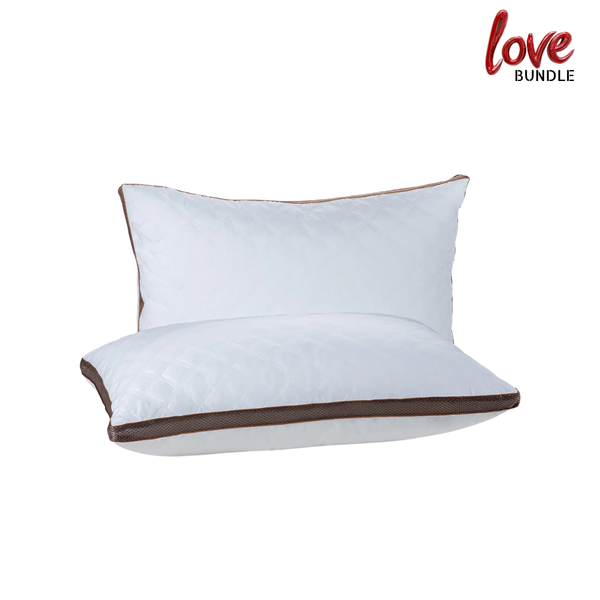 Comfort Pedic Goose Feather Pillow 2 pack | BUNDLE