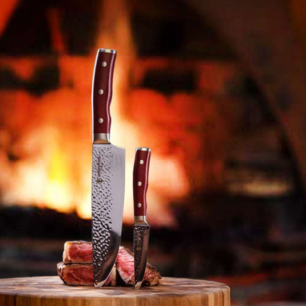 The Forged in Fire Chef Knife Set As Seen on TV - SOLD OUT in most