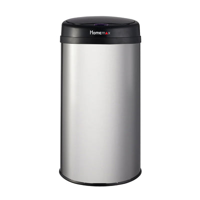 HomeMax 30L Silver Sensor Bin Round