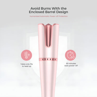 Igia Auto Hair Curler Pink