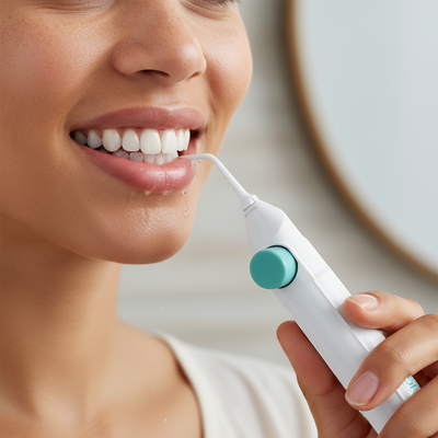 Igia Complete Oral Care Set – High-Pressure Water Flosser & Rechargeable Sonic Plaque Remover