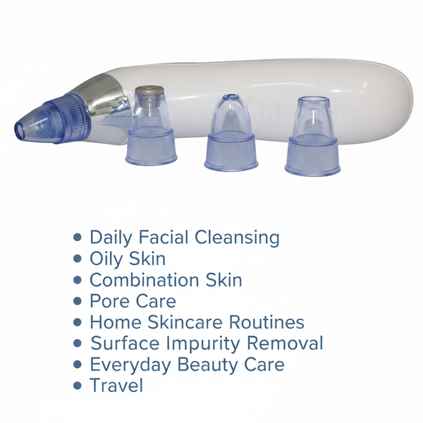 Igia Pore Cleanser – Vacuum Facial Pore Cleanser with 4 Treatment Heads