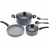 Milex 7pc Pressed Aluminium Cookware Set