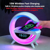 LED Wireless Charging Speaker Clock - Homemark