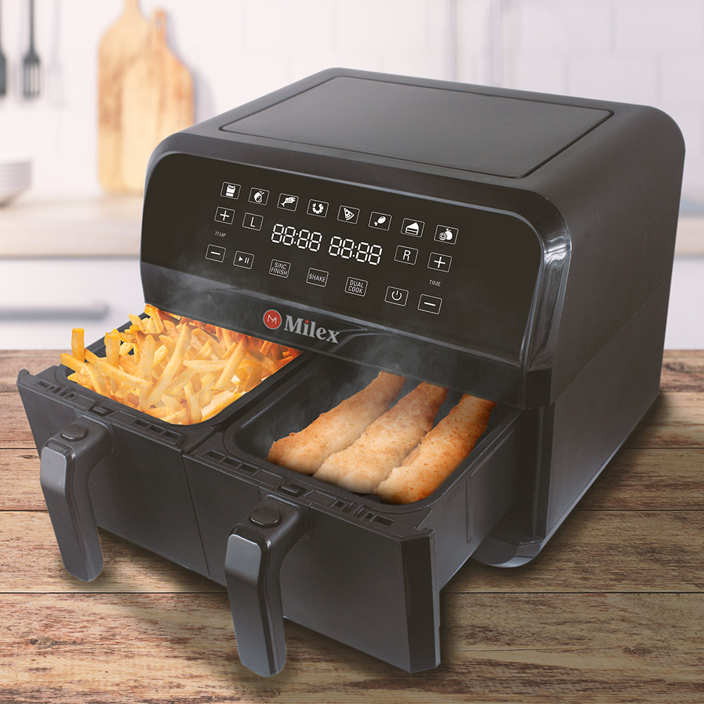 Milex Dual 9L Air Fryer Homemark