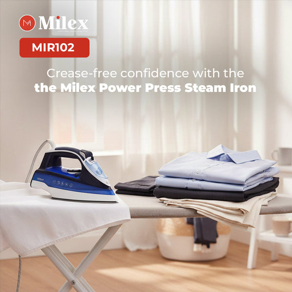 Milex Power Press Steam Iron 2400W