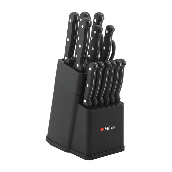 Milex 14pcs Full Tang Block Knife Set